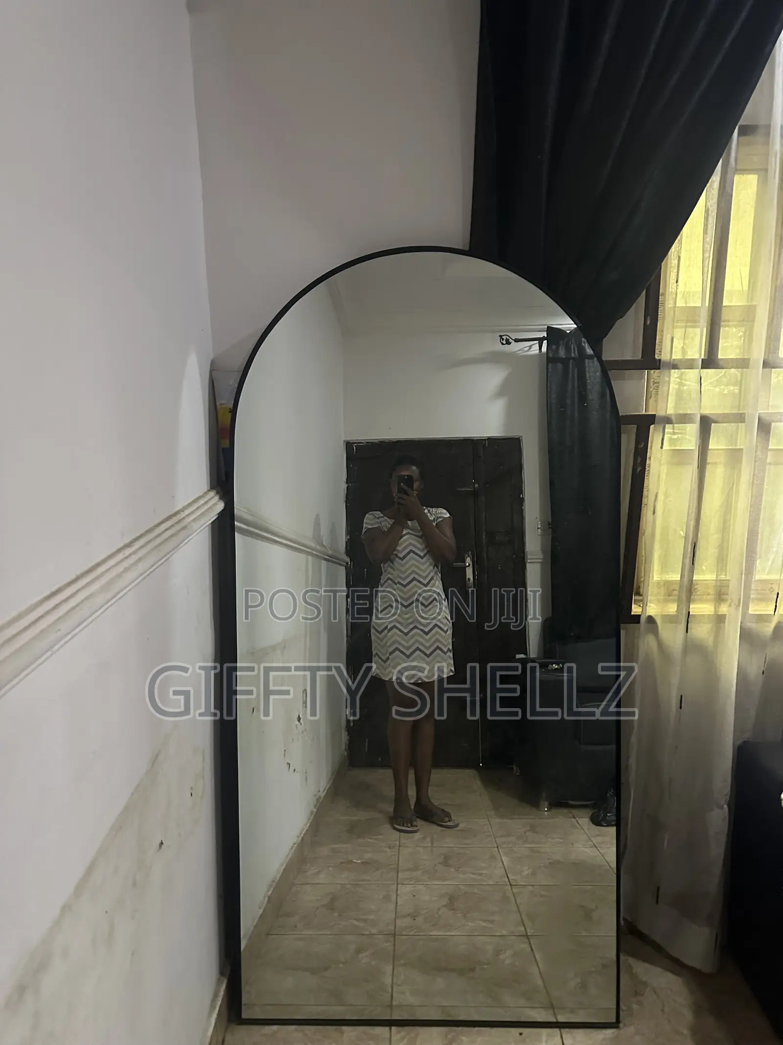 3 by 6fts Arched Top Mirror
