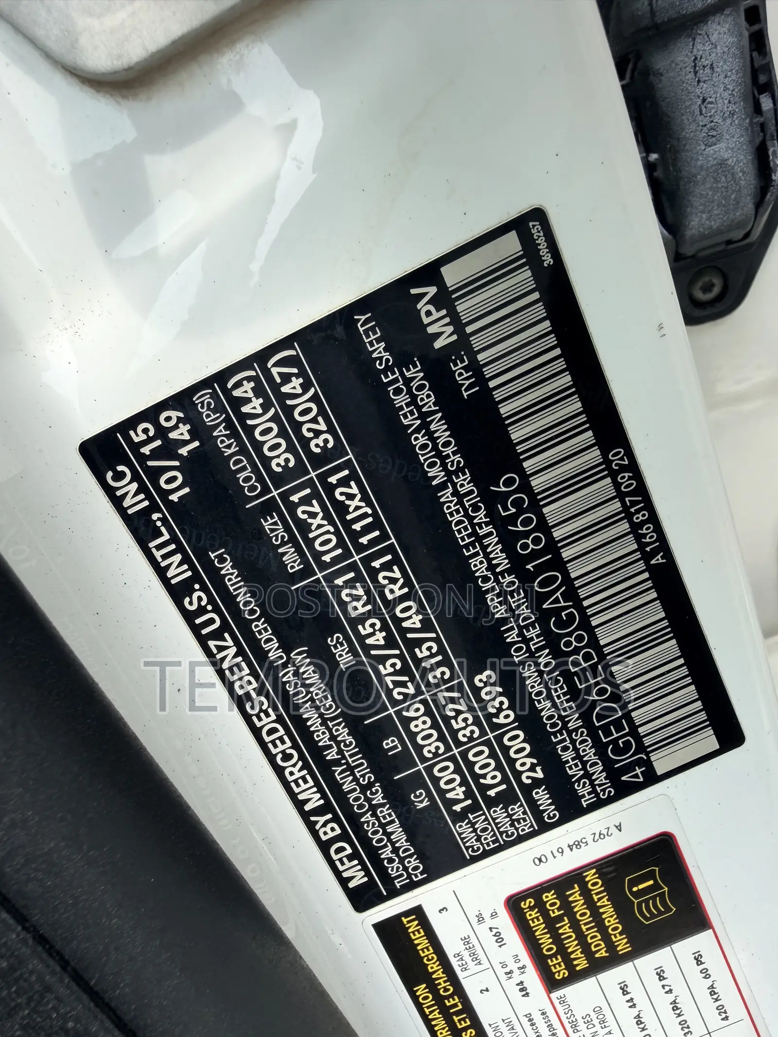 Mercedes-Benz GLE-Class 2016 White