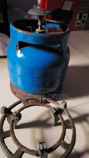 Gas Cylinder, Burner and Stand