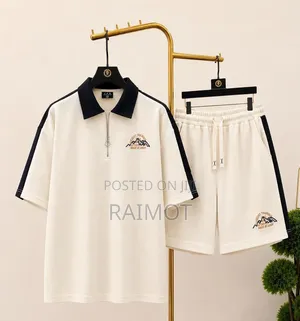 Men's 2 Piece Polo Shirt Shorts Set | Stylish Casual Wear