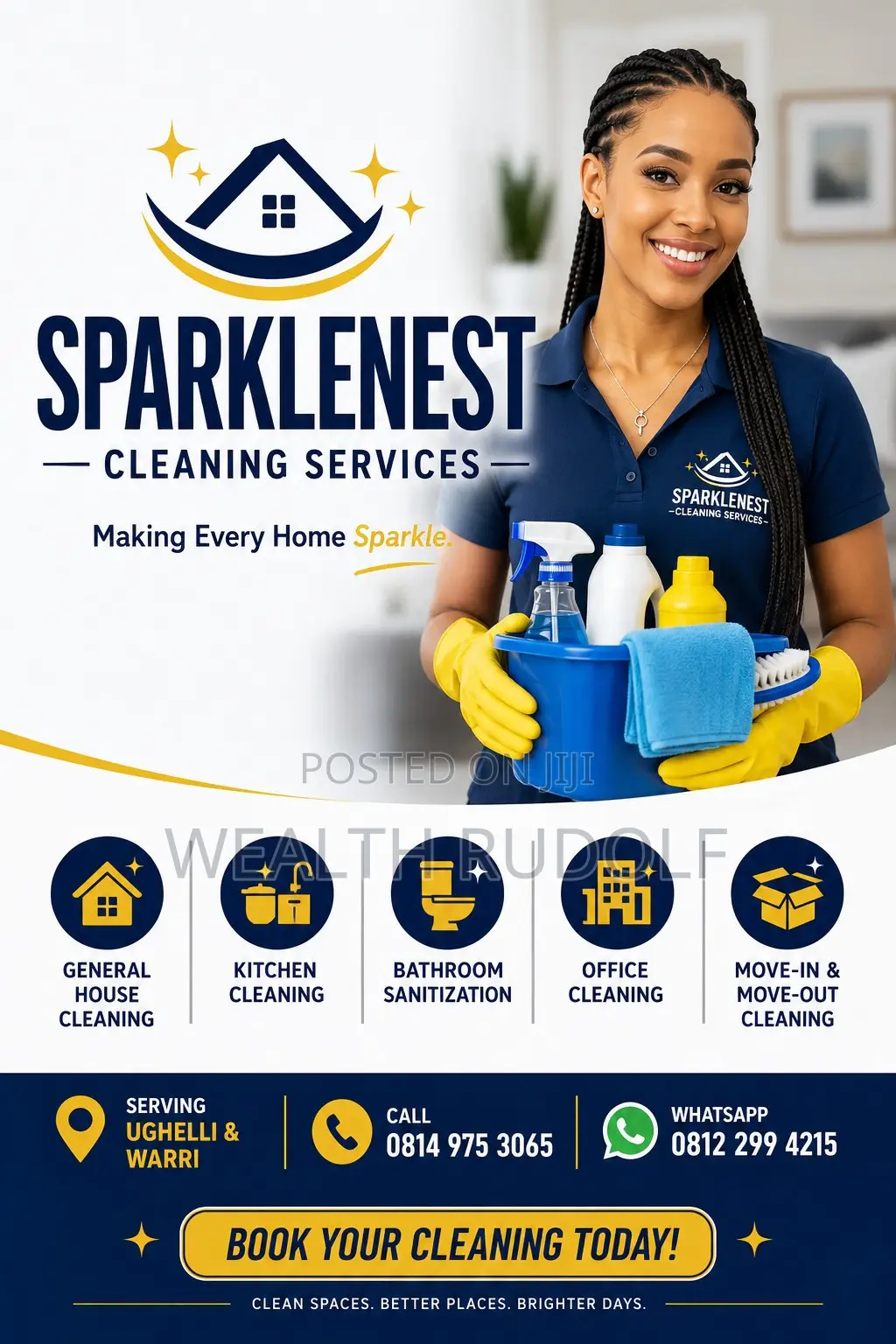 SparkleNest Cleaning Services