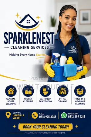 SparkleNest Cleaning Services