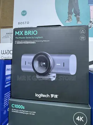 Logitech MX Brio Ultra HD Collaboration and Streaming Webcam