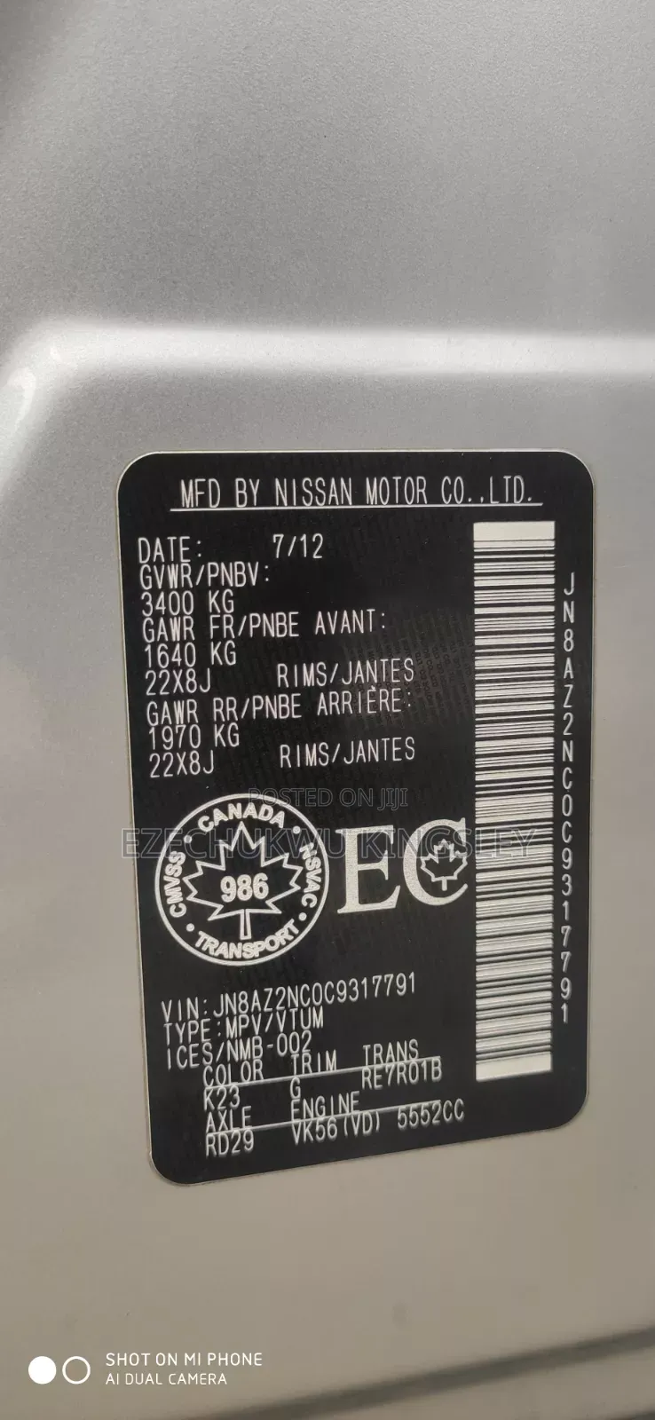 Infiniti QX56 2013 Silver