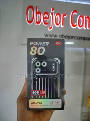 New Itel Power 80 128 GB Black