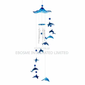 Dolphin Wind Chime Hanging Decoration – 65cm