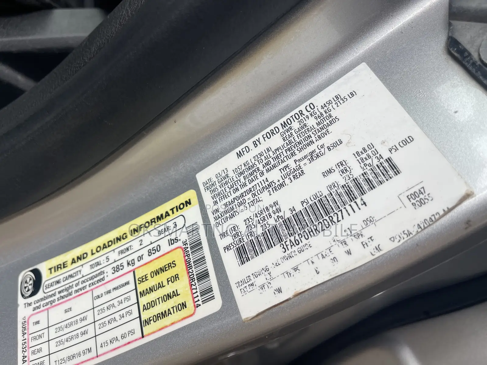 Ford Fusion SE 2013 Silver