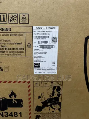 New Laptop MSI Katana 15 16GB Intel Core i7 SSD 1T