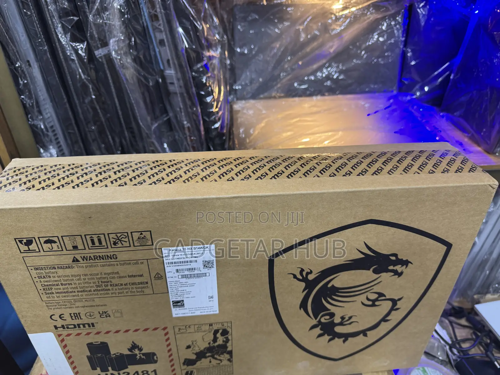 New Laptop MSI Katana 15 16GB Intel Core i7 SSD 1T