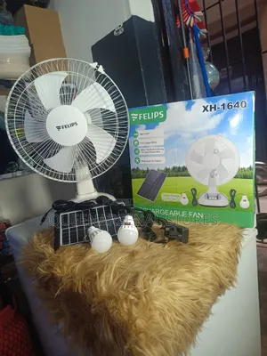 12" Rechargeable/Solar Fan