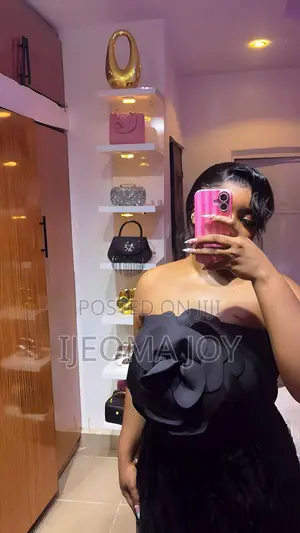 Black Flowered Top
