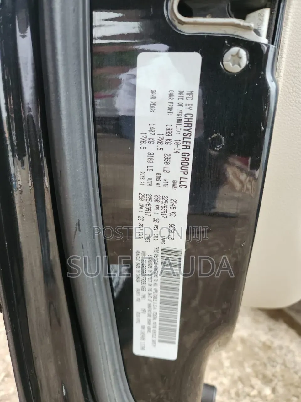 Dodge Caravan 2015 Black