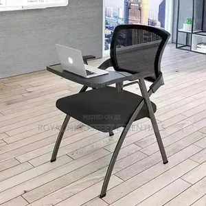Ergonomic Folding Training Chair With Desk