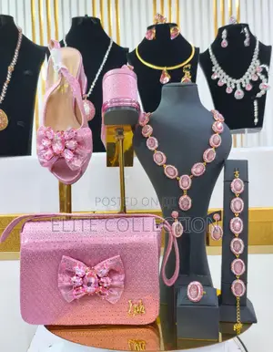 Luxury Bag and Shoe Complete Jewelry Set for Special Occasions