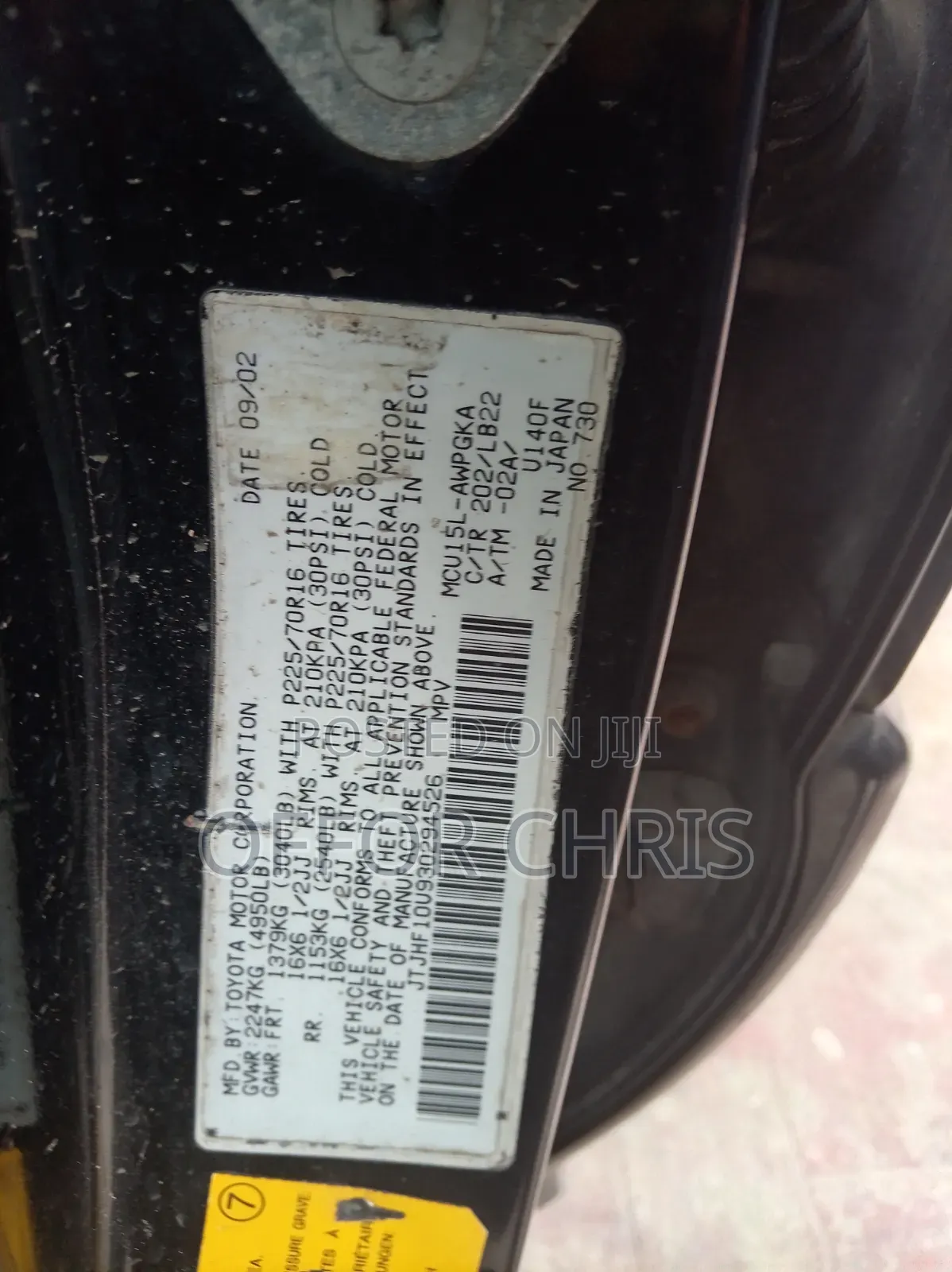 Lexus RX 2003 Black