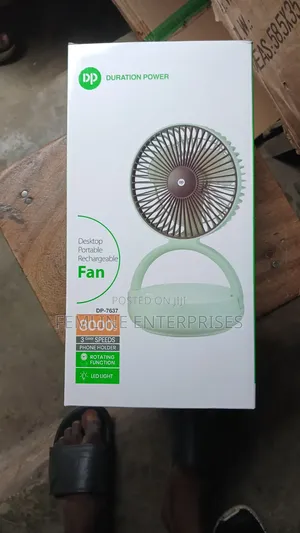 8000mah Desktop Rechargeable Fan