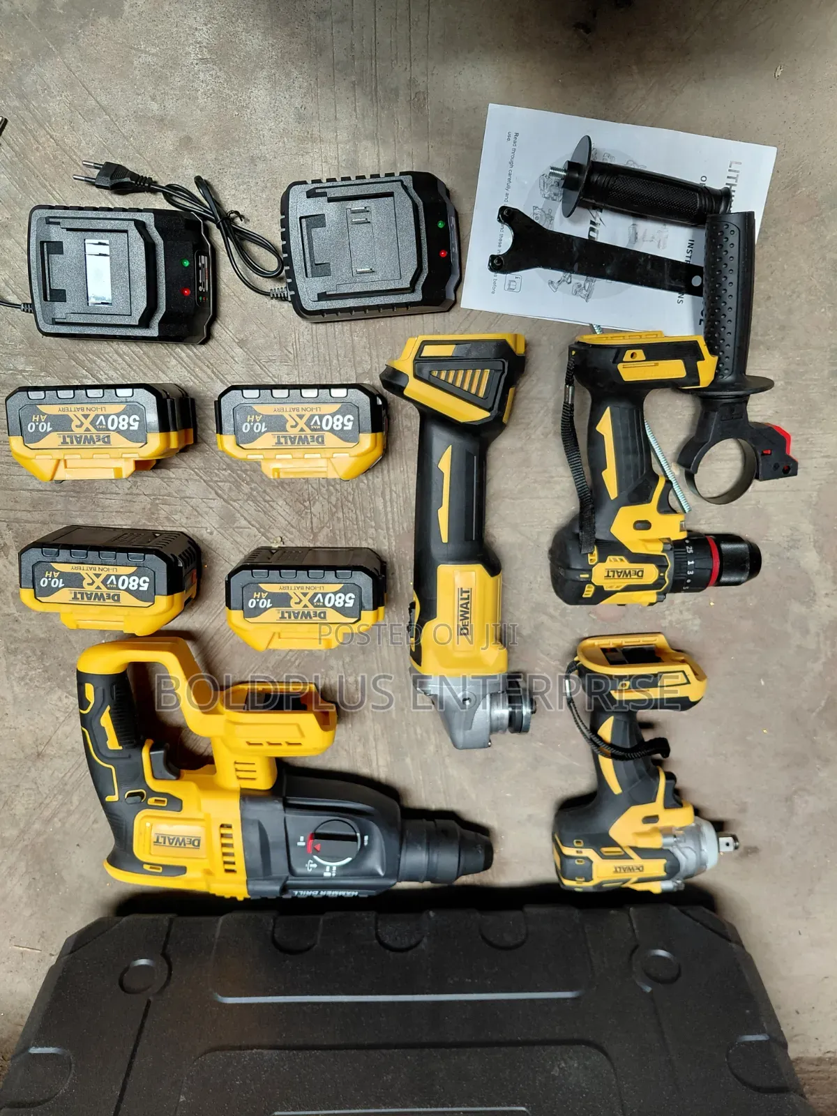 4 in 1 Dewalt 580 Volt Brushless Kit Machine