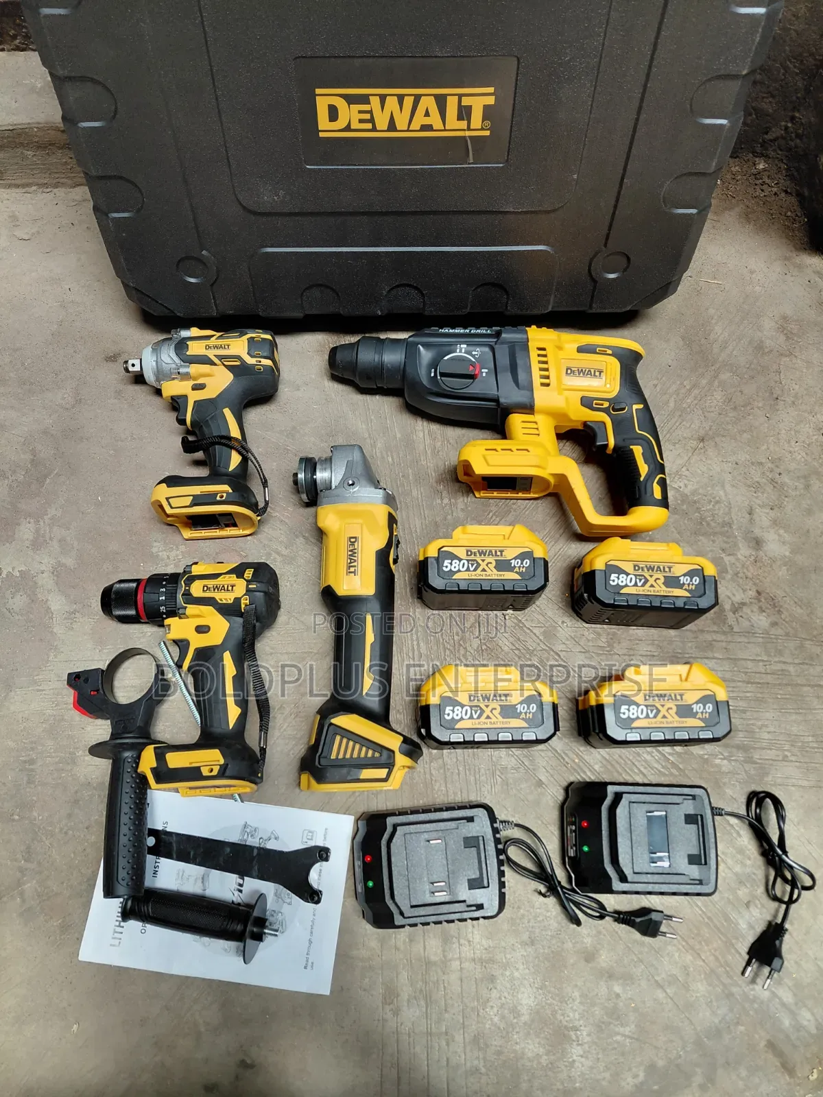4 in 1 Dewalt 580 Volt Brushless Kit Machine