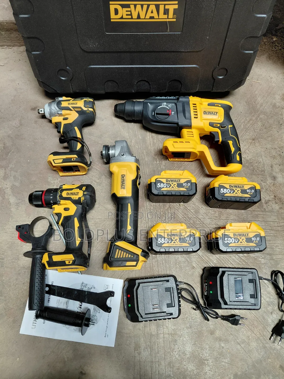 4 in 1 Dewalt 580 Volt Brushless Kit Machine