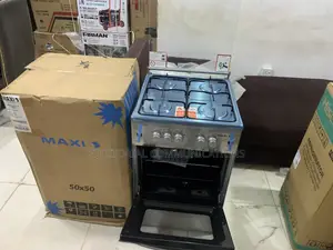 Maxi F5C40G2 4B Inox Gas Cooker for Efficient Everyday Cooking