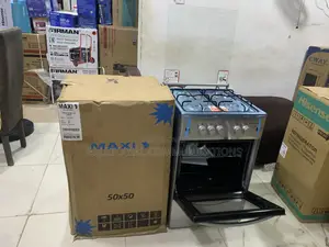 Maxi F5C40G2 4B Inox Gas Cooker for Efficient Everyday Cooking