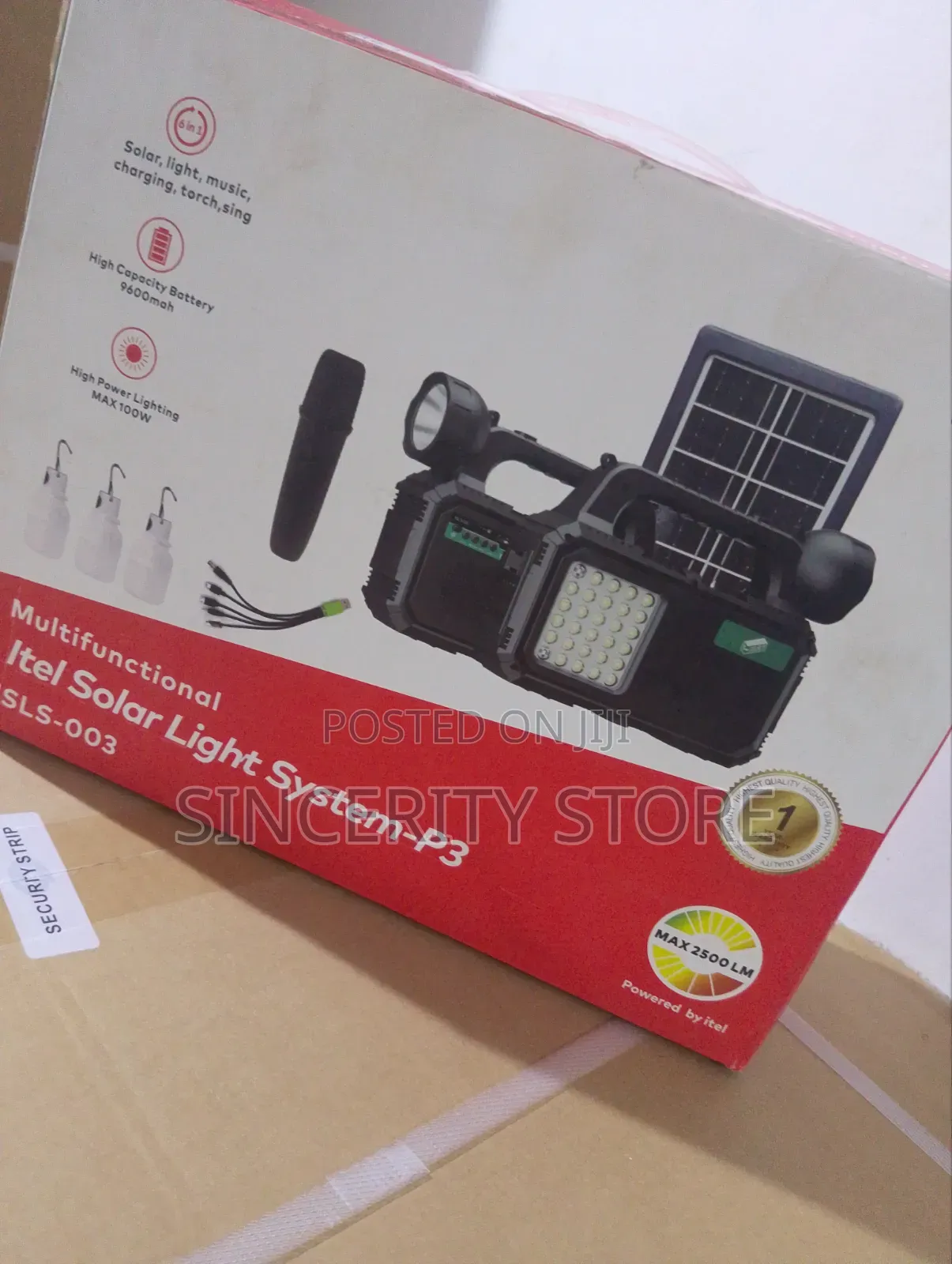 Multifunctional Itel Solar Light System -P3