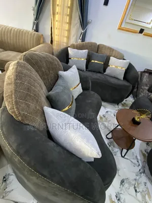 Luxurious Modern Curved Sofa Set