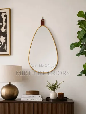 Oval Maiden Decorative Mirror