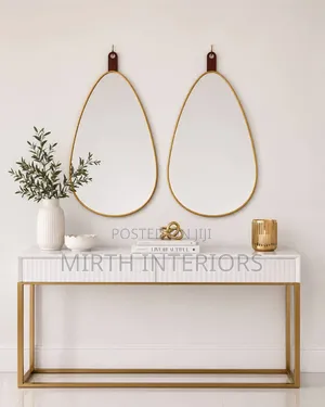 Oval Maiden Decorative Mirror