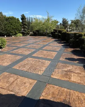 Latest Concrete Stamped Floor Designs