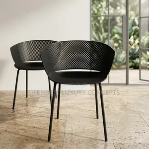 Unique Luxury Restaurant Curved Back Chairs