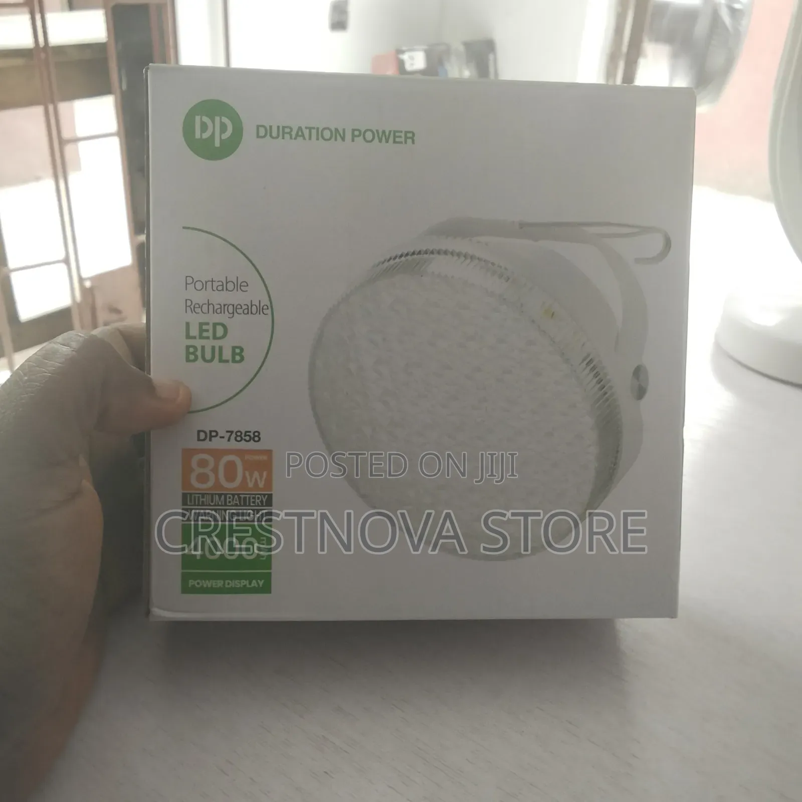 DP Portable Rechargeable Led Bulb 80w