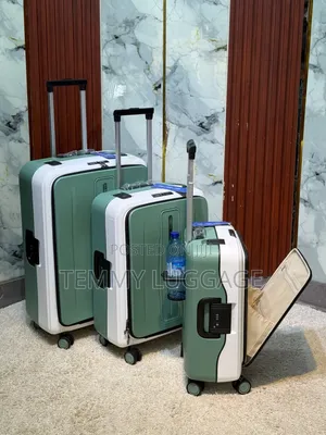 Hard Rubber Luggage Boxes With Laptop Space