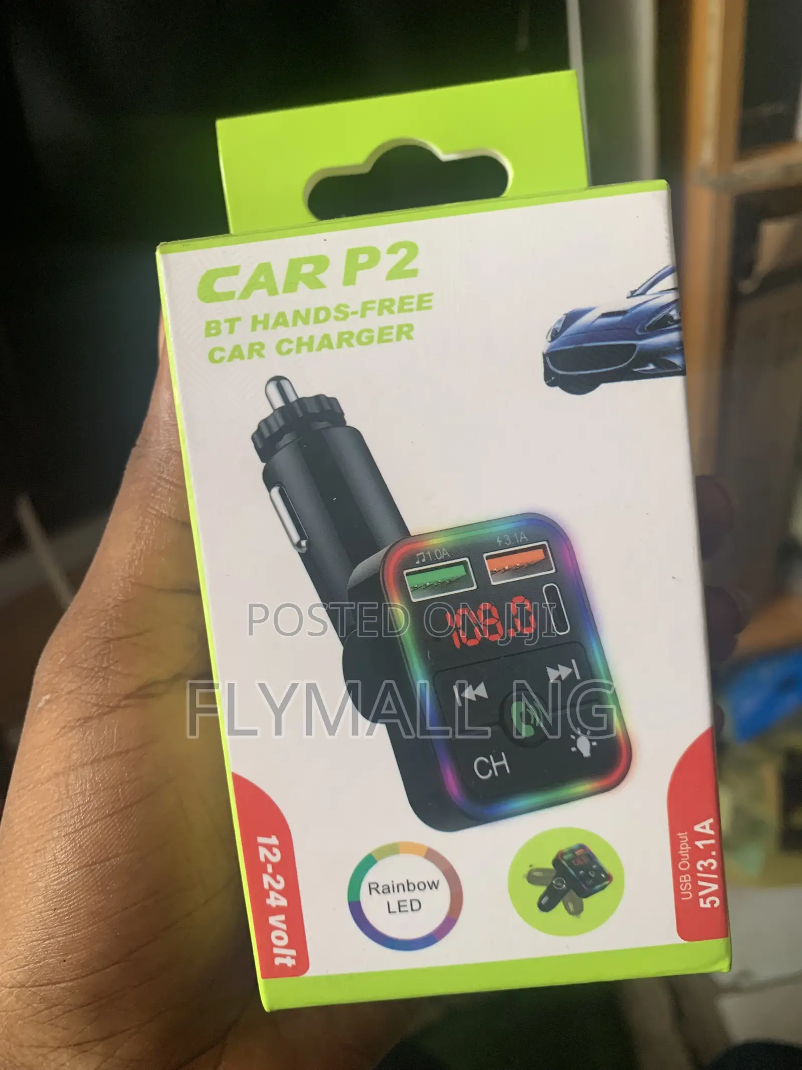 Car P2 Bluetooth FM Transmitte