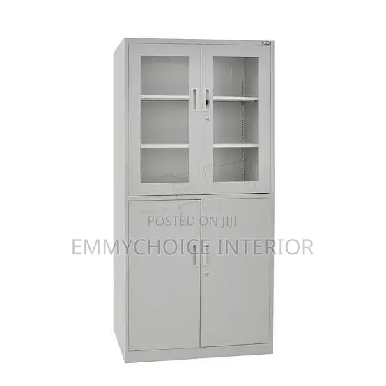 2 Section Metal Office Storage Cabinet