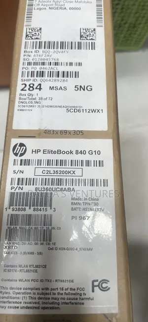 New Laptop HP EliteBook 840 G9 16GB Intel Core i7 SSD 512GB