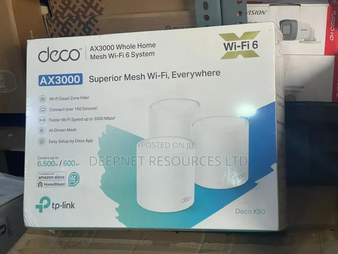 TP-Link Mesh Wifi 6 Ax3000 Deco X50 (3 In1)