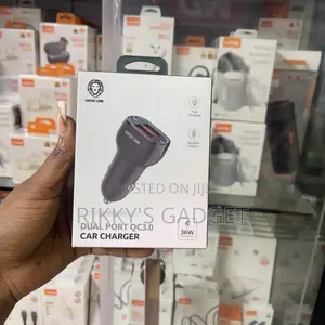 Green Lion Dual Port Car Charger Qc3.0