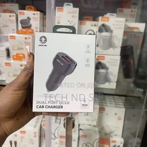 Green Lion Dual Port Car Charger Qc3.0