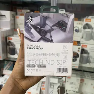 Green Lion Dual Port Car Charger Qc3.0