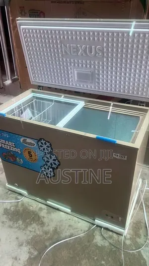Brand New Nexus Inverter Chest Freezer>>250litters>external>silver>