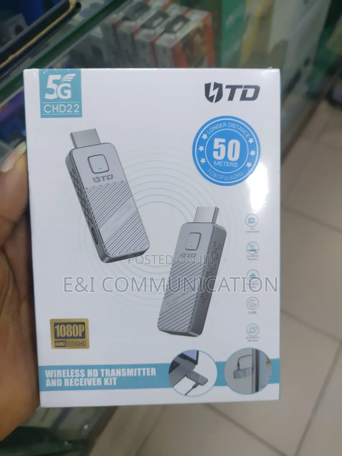 UTD Wireless HDMI Transmitter Ultra HD and Receiver Kit