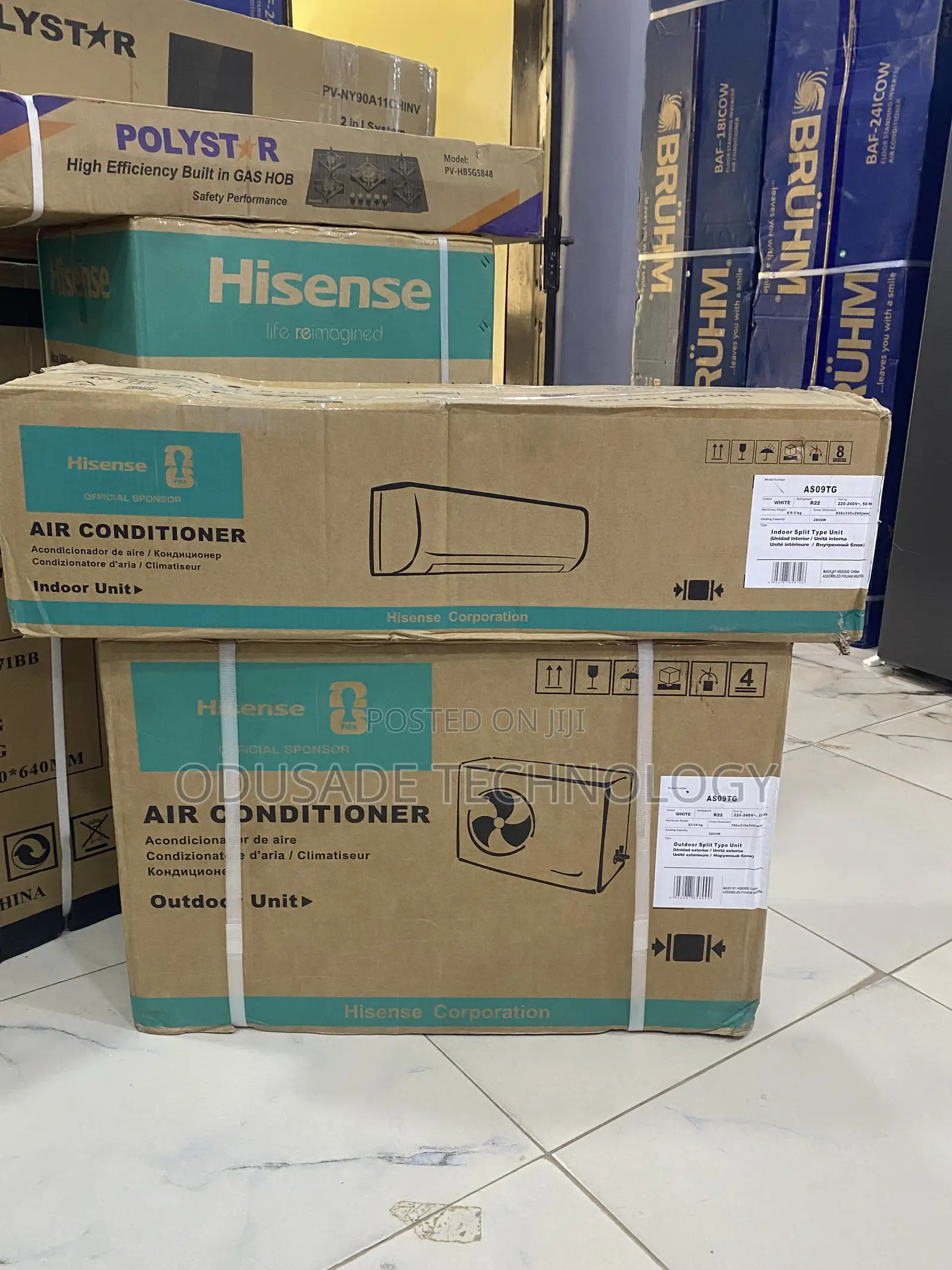 High-Capacity Hisense 1HP Non-Inverter AC