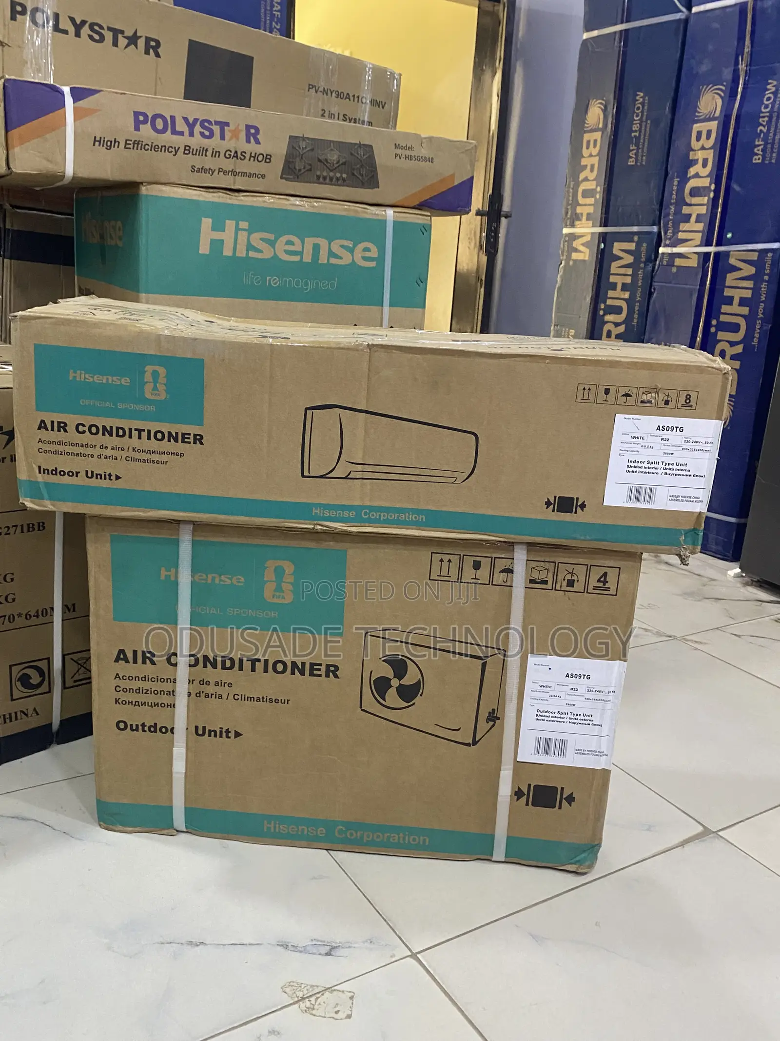 High-Capacity Hisense 1HP Non-Inverter AC