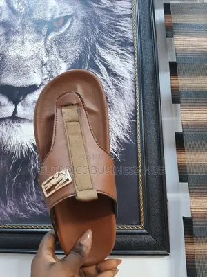 Unisex Leather Slippers