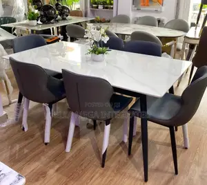 Dinning Marble Top Set by 6 Seaters