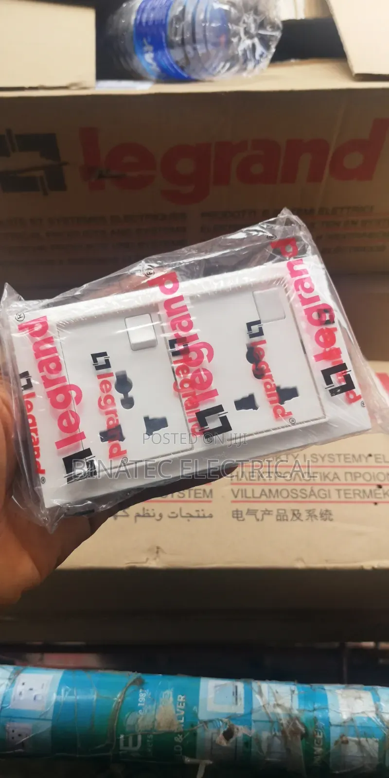 Legrand Universal Double and Single Sockets