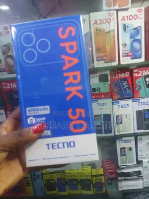 New Tecno Spark 50 128 GB Gray