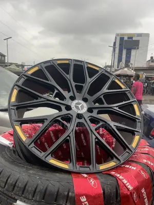 22-Inch Rim Original Tolks Black Spoke Design for Mercedes Benz GLE350