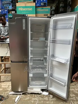 Brand New Hisense Side-Side 514litter Refrigerator>extenal Compresor